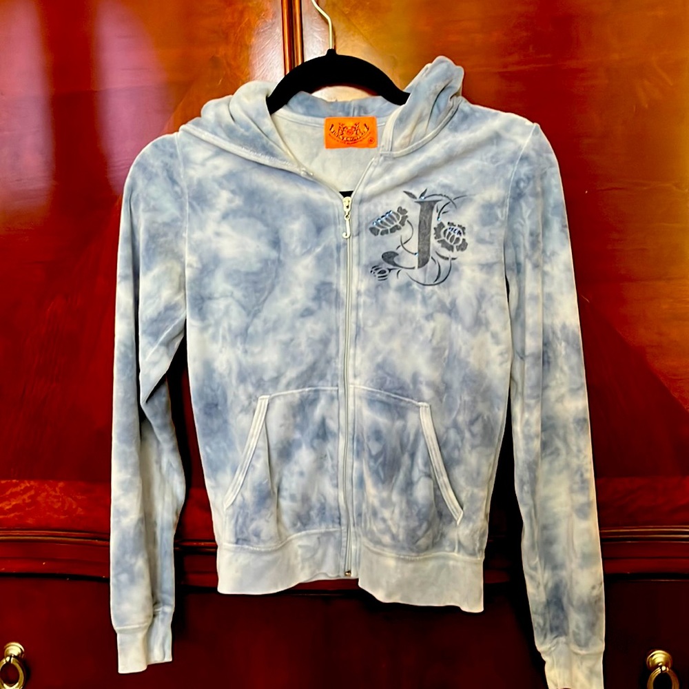 Vintage juicy couture zip with a hood